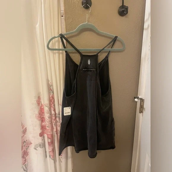 Free People Hot Shot Mini Dress Medium Black NWT - Picture 6 of 6